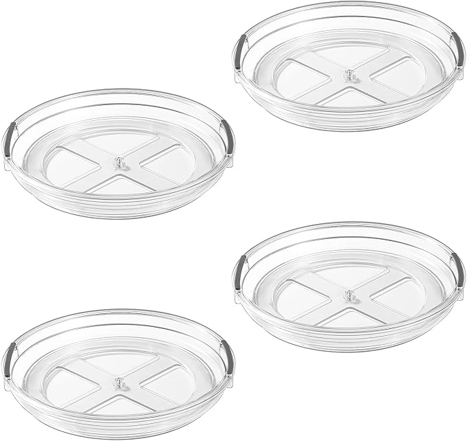 LAMU 4 Pack 9.25in Lazy Susan Organizer, Refrigerator, Table Top, Pantry - Image 7