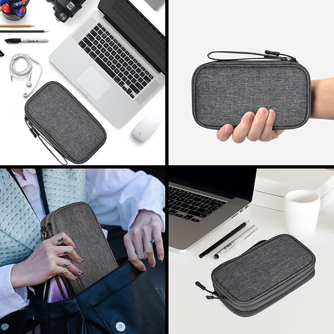 Electronic Organizer Travel Cable Accessories Bag, Electronic Organizer Case - Image 7