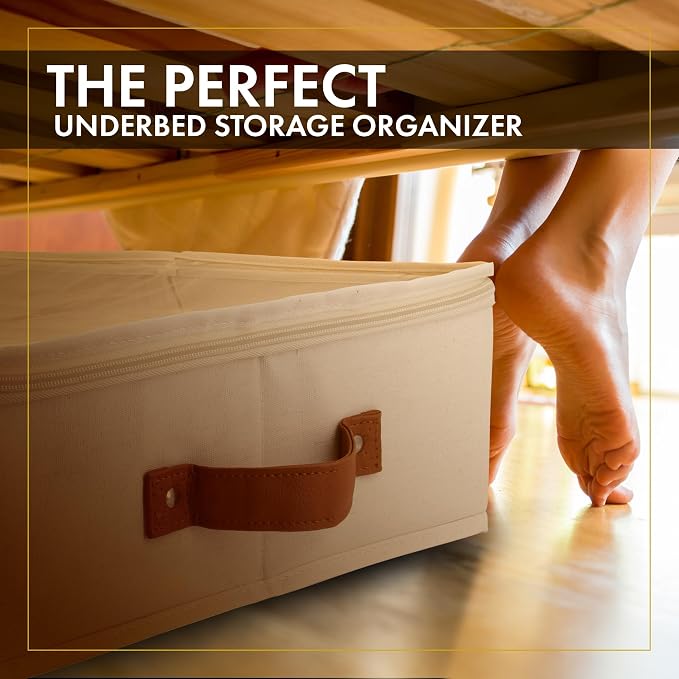 HOMELUX THEORY 2pc Under Bed Storage Containers, Bedroom Under the Bed Drawer - Image 9