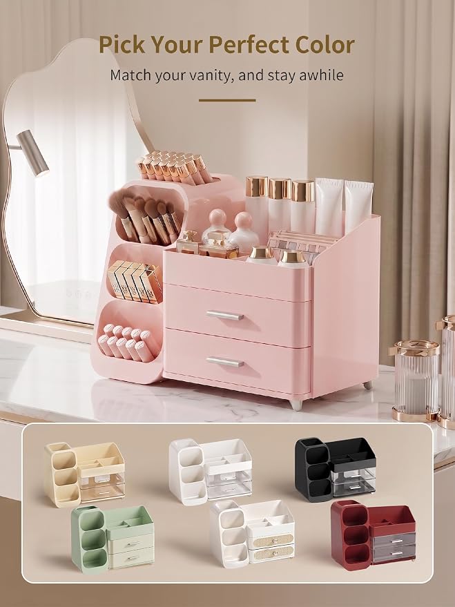 Booklov Makeup Organizer for Vanity, Large Capacity Cosmetic Display Case - Image 9