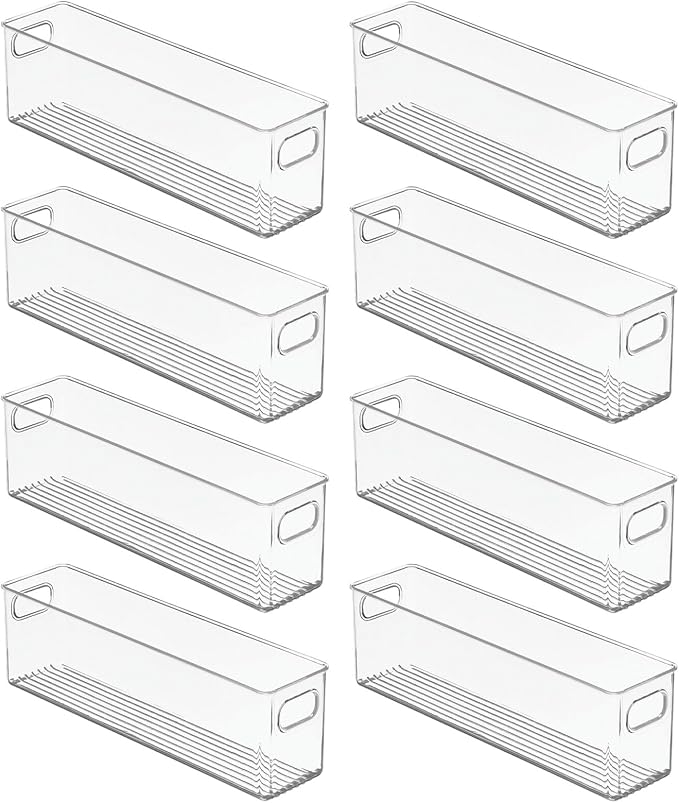 mDesign Plastic Bathroom Storage Container Bins w/ Handles - Image 9