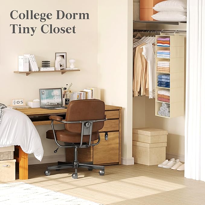 Lifewit 6 Tier Hanging Closet Organizer and Storage - Image 9