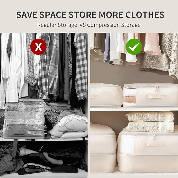 DIMJ Comforter Storage Bag 4 Pack - Image 9
