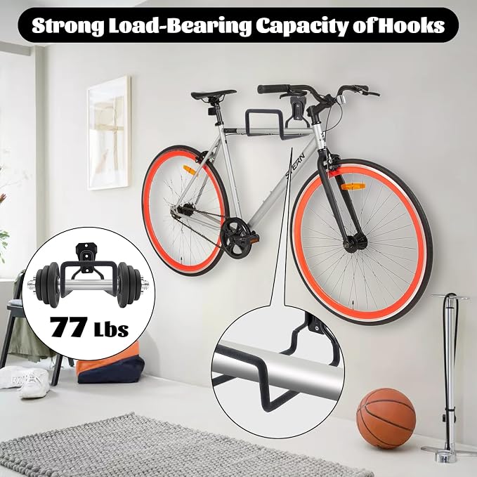 1 Pack Garden Hose Holder, Hose Reel Heavy Duty Hose Hanger, Wall Mounted Water - Image 6