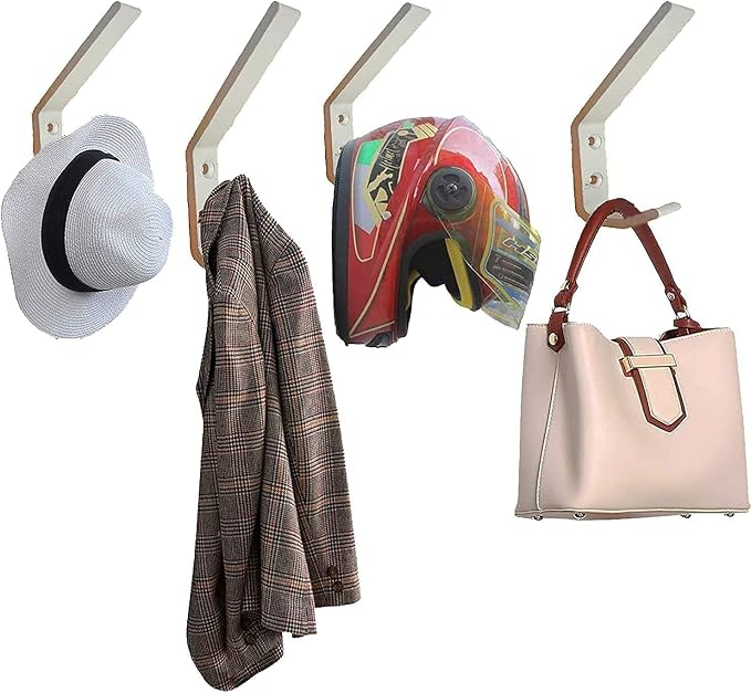 4 Pack Sturdy Aluminium Motorcycle Helmet Holder, motorbike Jacket Display Rack - Image 6
