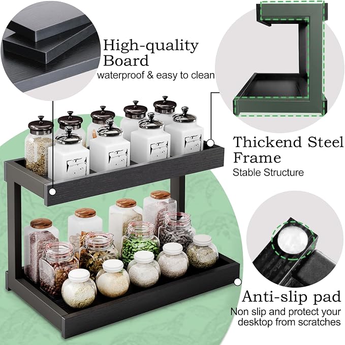 MARTY 2 Tier Spice Rack Organizer - Image 8