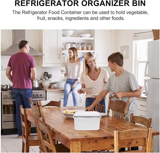 Stackable Refrigerator Organizer Bins Multipurpose Vegetable Fruit Storage - Image 9