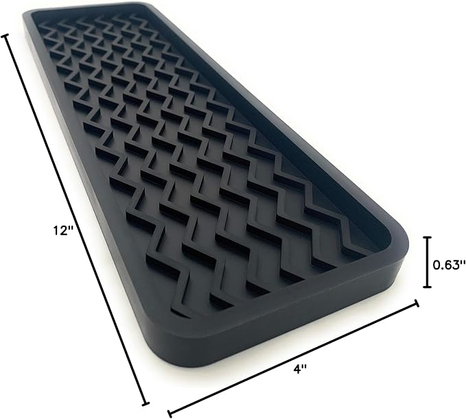 Happitasa Silicone Kitchen Sink Organizer Tray, Sponge Holder and Countertop - Image 9