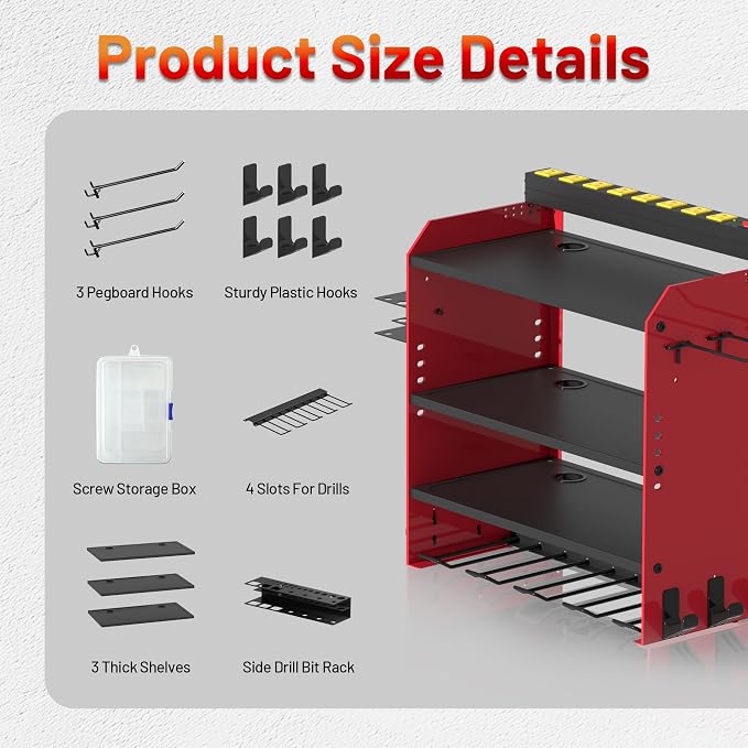 Power Tool Organizer Wall Mount - Image 9