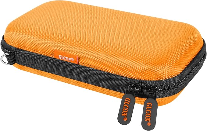 Orange Shockproof Hard EVA Carrying Case Travel Pouch - Image 8