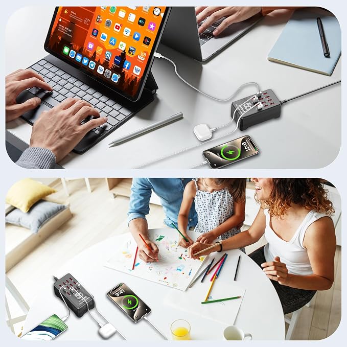50W 12-Port USB Charging Station - Image 7