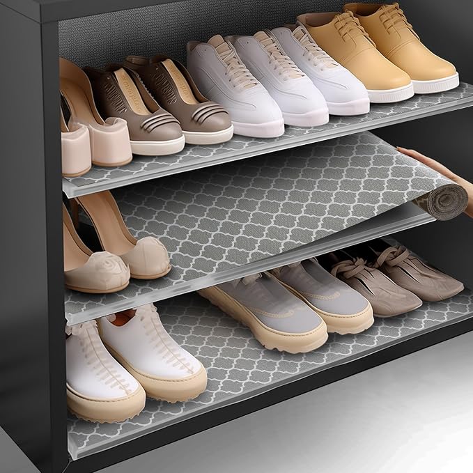 Shelf and Drawer Liner for Kitchen Cabinets Non-Adhesive, Strong Grip Non-Slip - Image 7