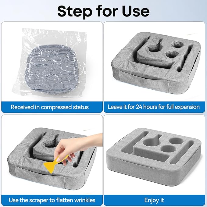 Couch Cup Holder Tray, Couch Caddy - Image 8