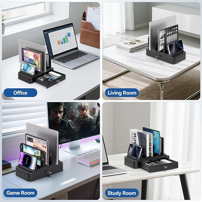 KDD Vertical Laptop Stand with Drawer - Image 8