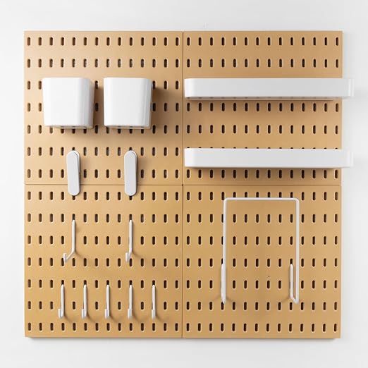 Pegboard Combination Kit for Wall Organizer, Wall Mounted Peg Board Kits for - Image 7