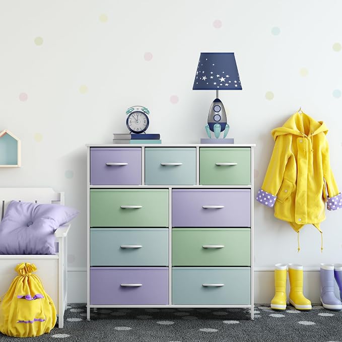 Sorbus Kids Dresser with 9 Drawers - Image 6