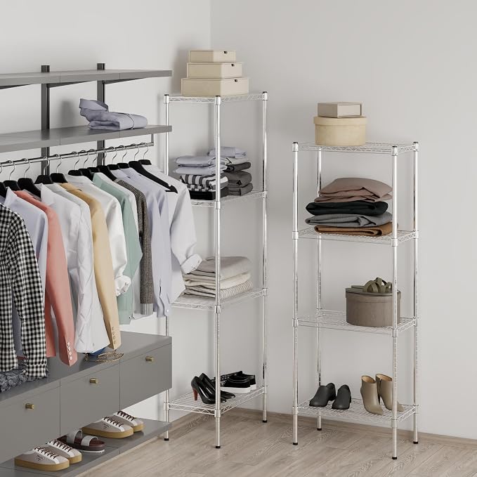 14" Deep x 24" Wide x 64" Height Wire Shelving Kit | 4-Tier | NSF Commercial - Image 7