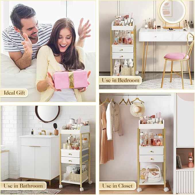 Makeup Organizer, Floor Skincare Organizers Make Up Organizers and Storage - Image 7
