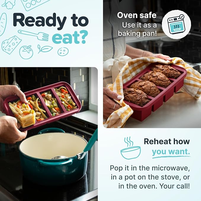 Souper Cubes 2 Cup Freezer Tray - Image 5