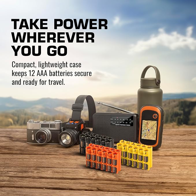 AAA Battery Storage Caddy by Storacell, Holds 12 Batteries - Image 7
