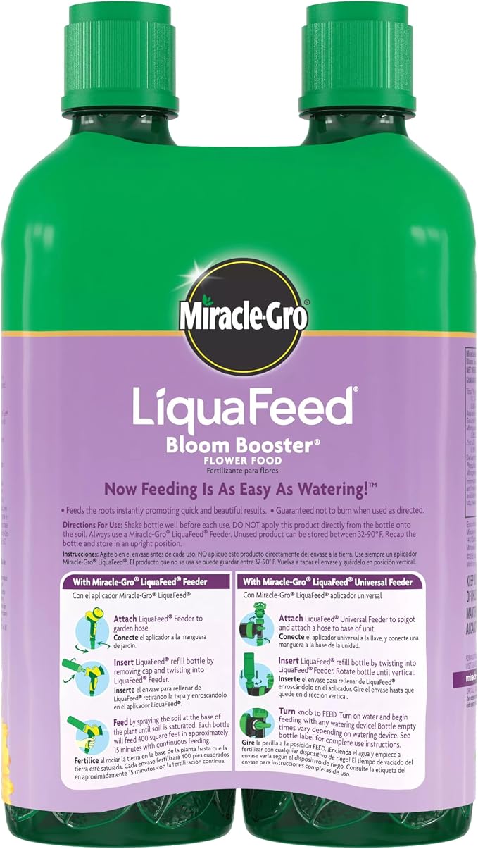 Miracle-Gro Liquafeed Bloom Booster Flower Food, Refill Bottles - Image 11
