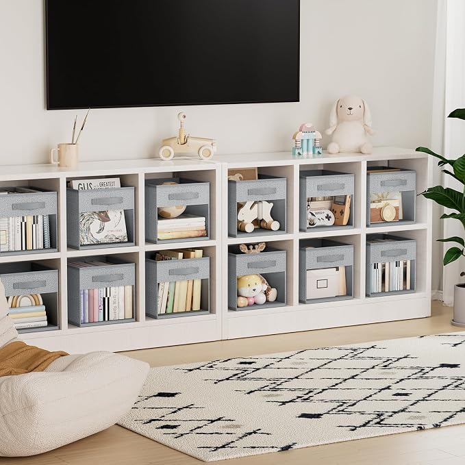 DIMJ Collapsible Storage Cubes, 6 Packs Cube Storage Bins - Image 6