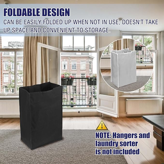 3 Pcs Laundry Sorter Replacement Bags Hamper Cart Removable Replacement Laundry - Image 8