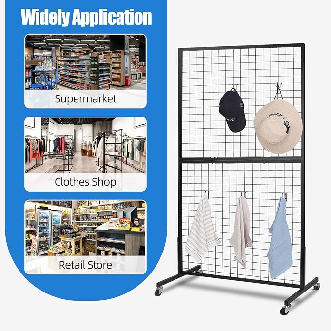 3'x 6' Gridwall Panel Display Stand - Image 6