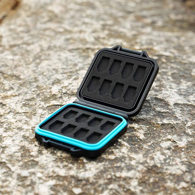 JJC 16 Slots Portable TF Micro SD Memory Card Case, Water-Resistant and - Image 8