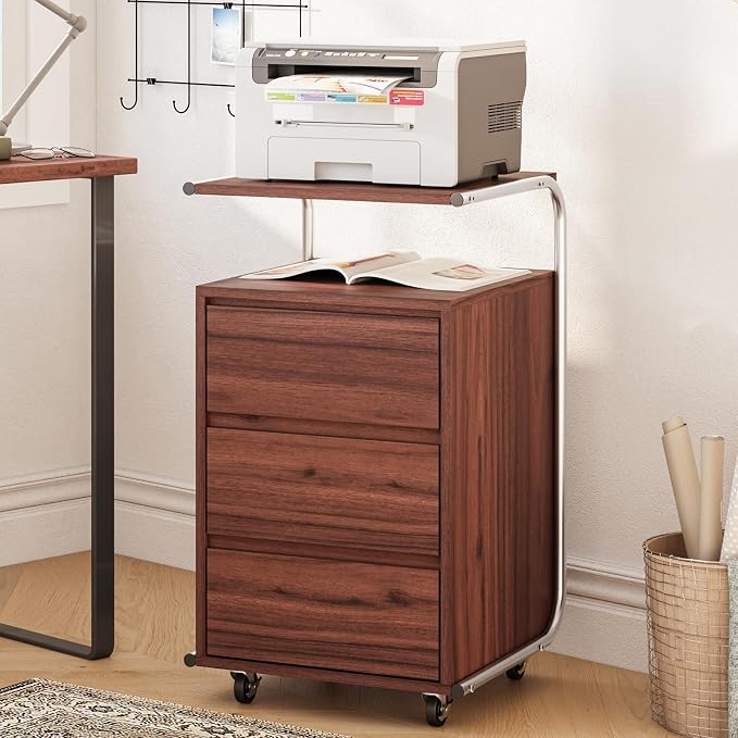 JOMEED 3 Drawer File Cabinet - Image 9