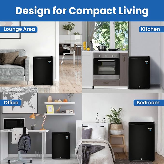 roomwell Mini Fridge counter top | Compact All Refrigerator without Freezer | - Image 7