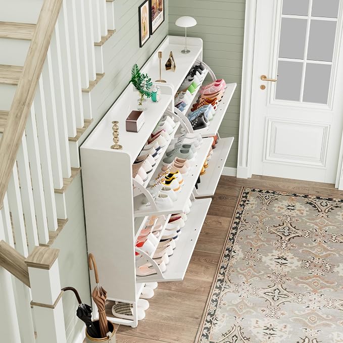 GRUSIGN Shoe Cabinet, Shoe Storage Cabinet - Image 8