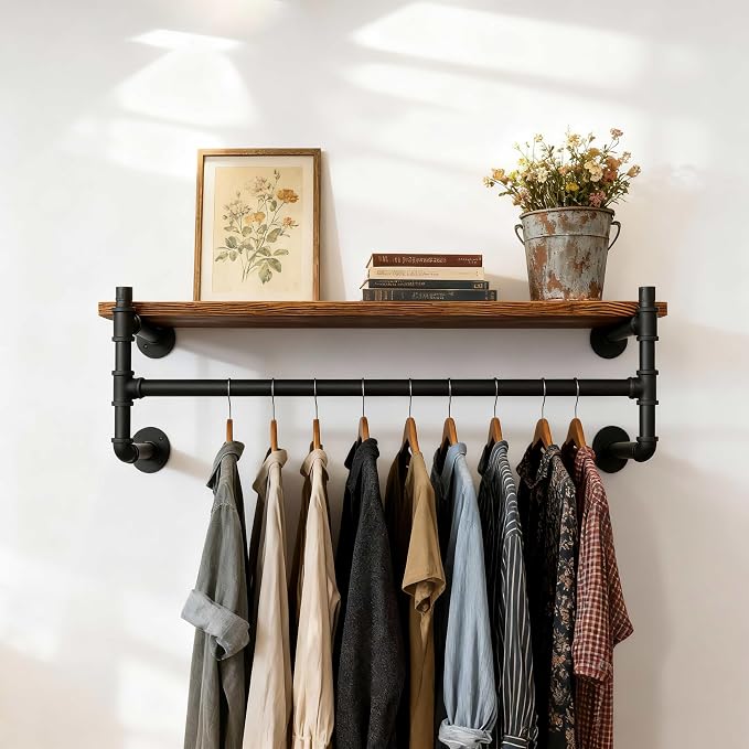 WEBI Wall Mounted Clothes Rack - Image 8