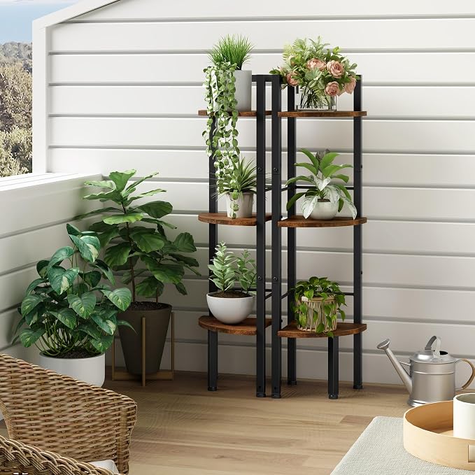 Tajsoon Corner Shelf Stand 3 Tier 39.5" - Image 7