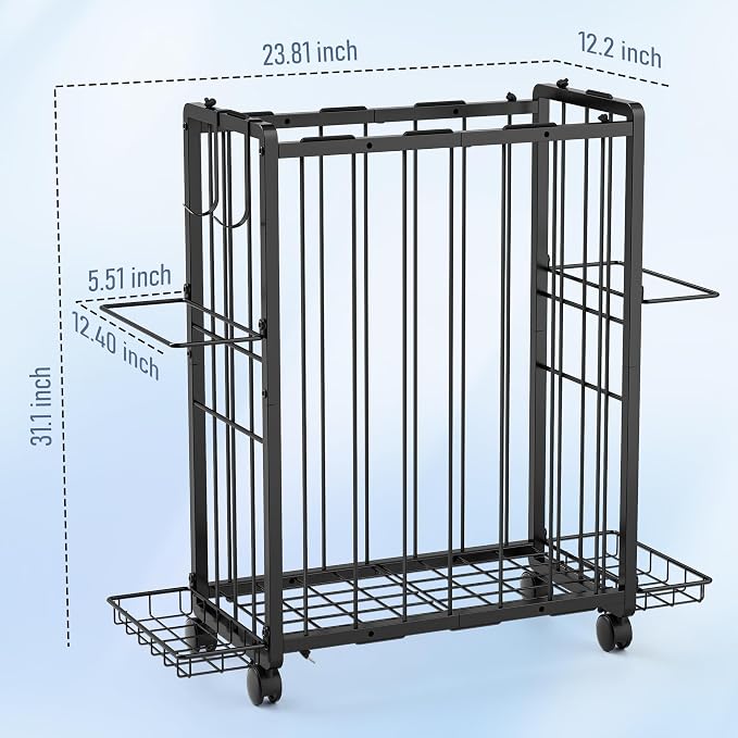 Sports Equipment Garage Organizer, Garage Ball Storage Rack - Image 9