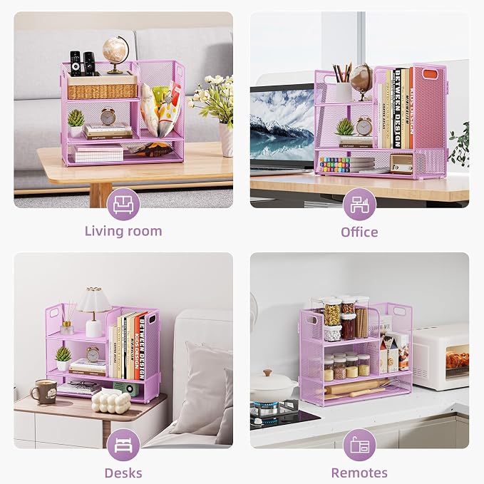 Marbrasse 3-Tier Desk Shelf Organizer - Image 7