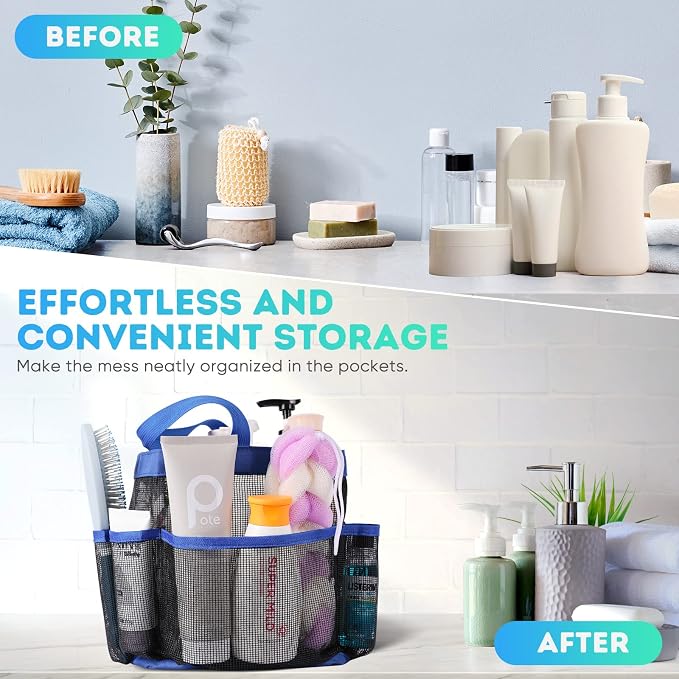 EUDELE Mesh Shower Caddy Portable - Image 7