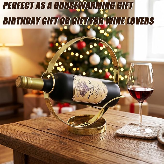 Yesland Gold Wine Bottle Holder - Image 7