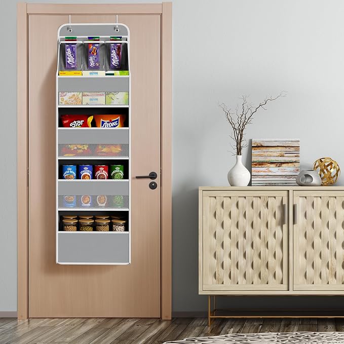 Univivi 5-Shelf Fabric Door Storage Over Door Hanging Organizer - Image 6