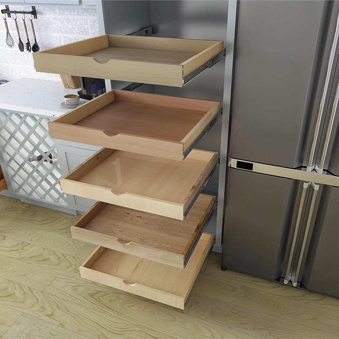 Solid Wood Pull Out Drawer 27" W × 21" D - Image 9