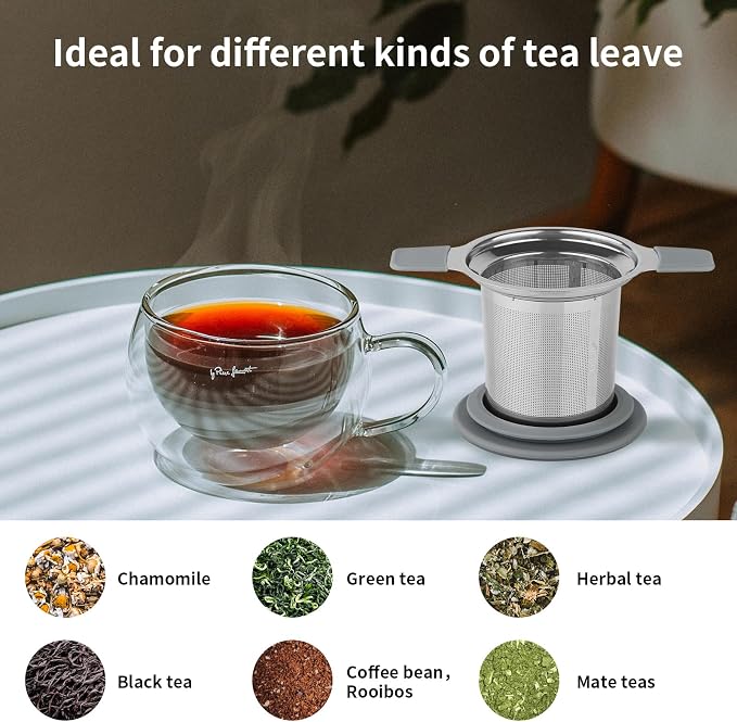 Ohtomber Stainless Steel Fine Mesh Tea Infuser - Image 7