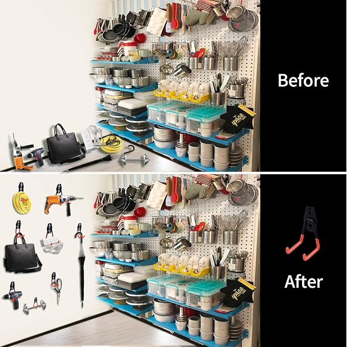 16 Pack Heavy Duty Garage Hooks - Image 9