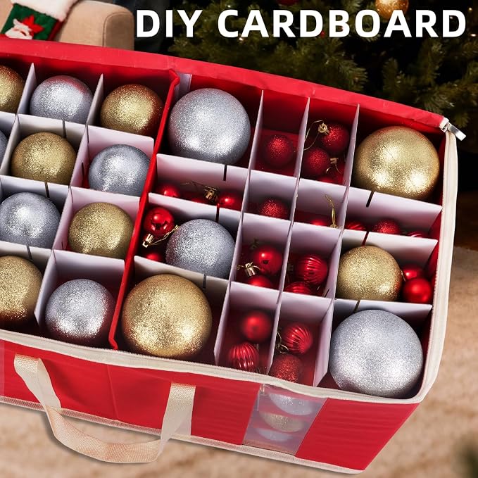 Christmas Visible Ornament Storage Box - Image 7
