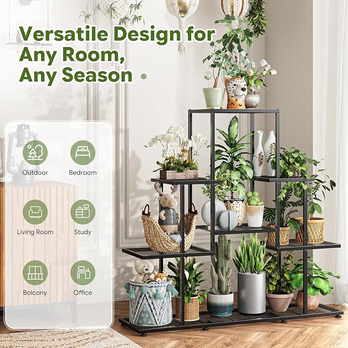 Ekisemio 5 Tier Metal Plant Stand - Image 7