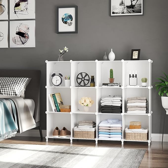 AWTATOS 8 Cube Storage Organizer, Closet Organizer Storage Shelf, Bookcase - Image 9