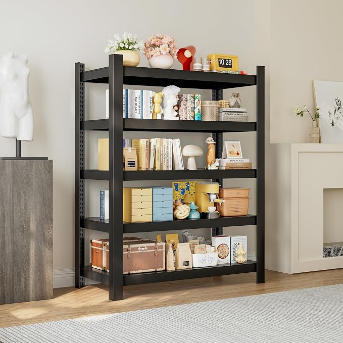 Wanfu Garage Shelving, Adjustable Heavy Duty Storage Shelf Unit,Metal Shelf and - Image 8