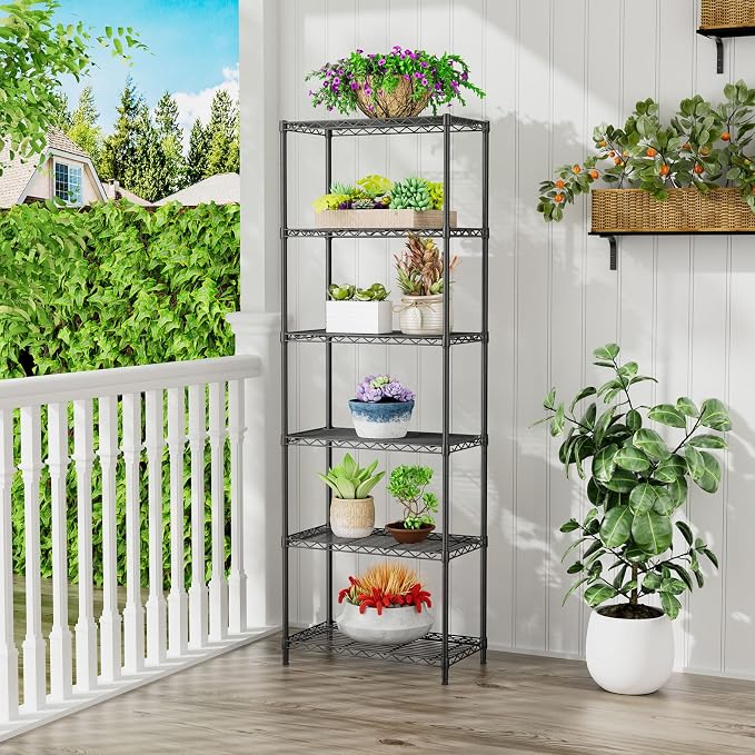 SINGAYE Shelf Closet Wire Shelving:Adjustable Metal Unit - Image 9