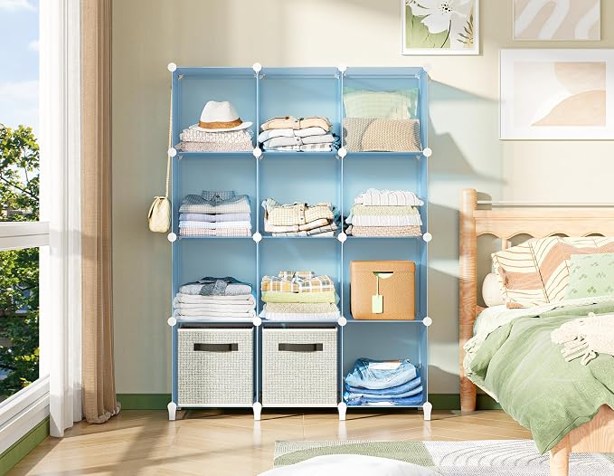 HOMIDEC Closet Organizer, 12-Cube Closet Organizers and Storage, Cube Storage - Image 7