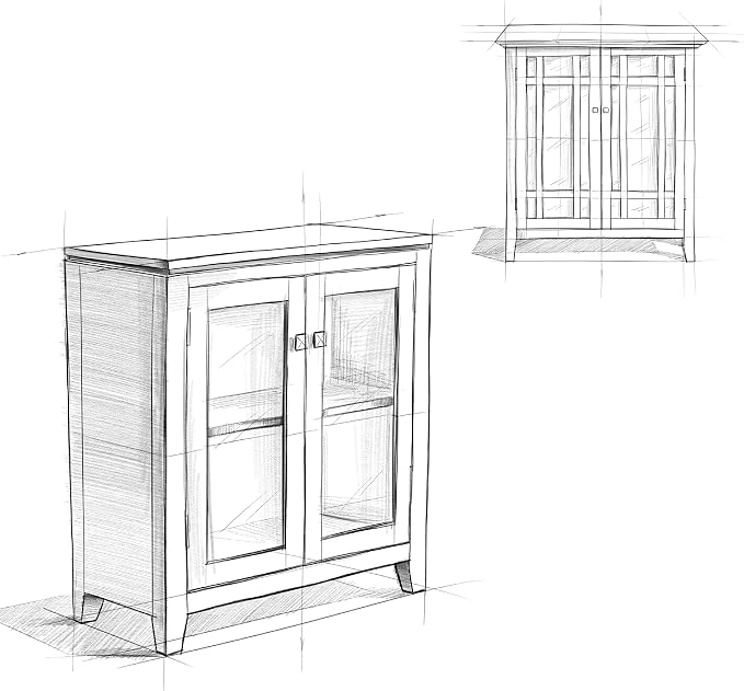 SIMPLIHOME Cosmopolitan Storage Cabinet - Image 10
