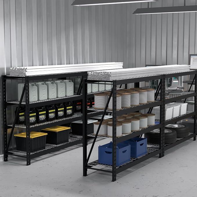 WORKPRO Garage Shelving, 7200 LBS Load, Heavy Duty Metal Shelves - Image 8